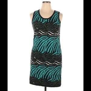 Banana Republic X Issa London Zebra Knit Dress